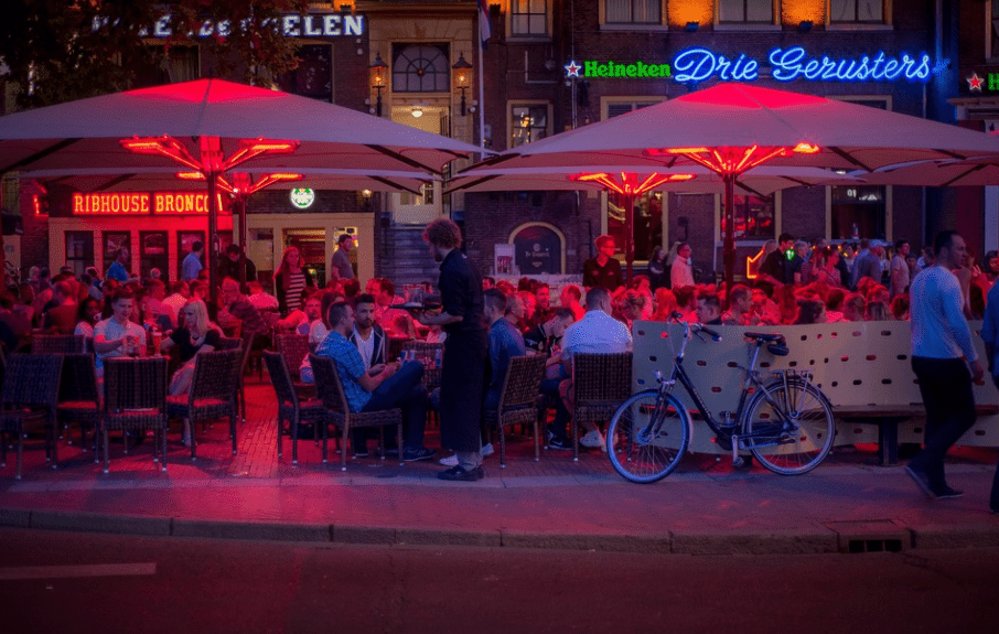 Picture of a restaurant in Groningen.