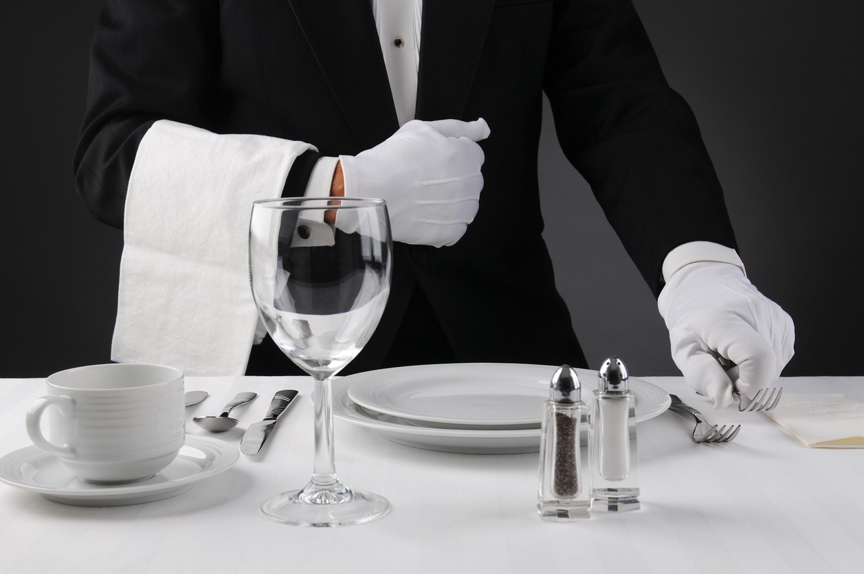 Silver Service in a Restaurant
